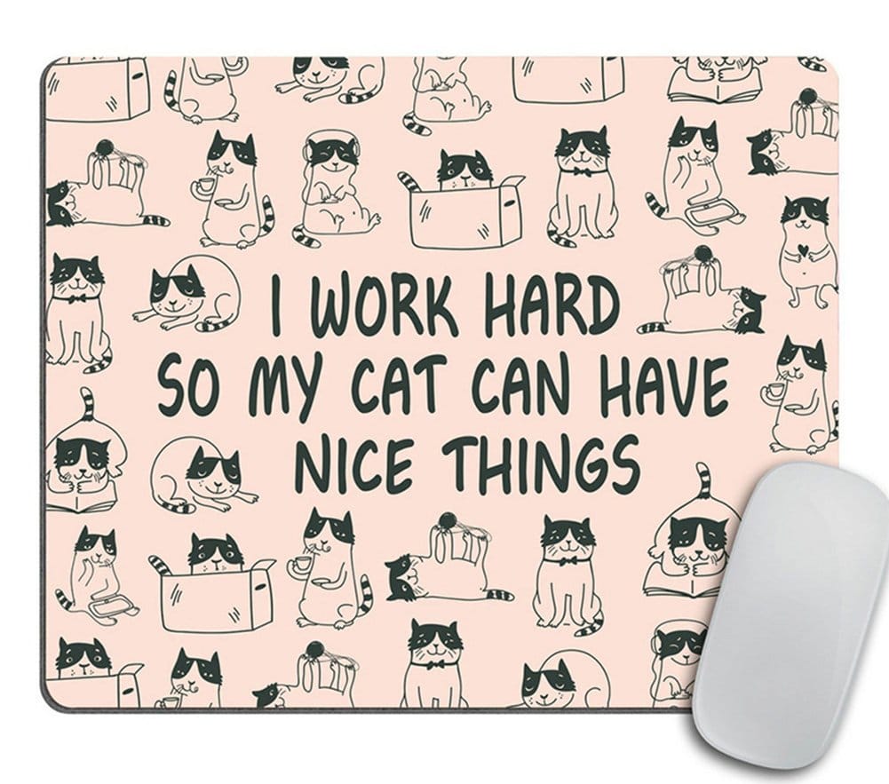 Cat mousepad gift