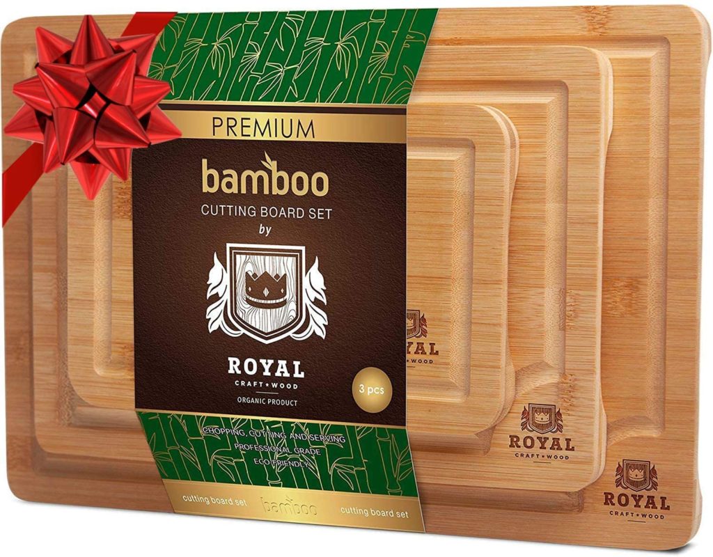 bamboo woodcutting set